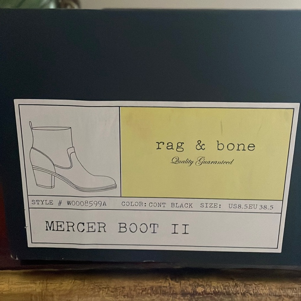 Rag & Bone Mercer boot size 8.5